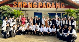 Latihan Dasar Kepemimpinan di SMPN 6 Padang